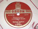 ODEON 1940S/ BACH / CHACONNE FOR SOLO VIOLIN / TASCHNER