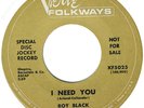 Roy Black - I need you,  US DJ Promo 7 inch