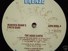 Manfred Mann's Earth Band THE GOOD EARTH UK LP 1ST M-