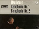 PHILIPS Hi-fi stereO ed1 BEETHOVEN symph 1 & 2 WALTER