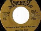rare Modern Soul 45 ALFREDA KING on ALKIE Listen