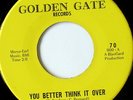 rare Soul 45 DUSHONS you better think it over Listen