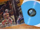 Iron Maiden Somewhere In Time Rare Greek Blue Wax LP