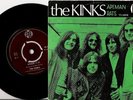 THE KINKS - APEMAN & RATS NORWAY 45+PS 70 MOD FREAKBEAT