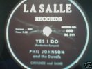 La Salle Records #502 Phil Johnson and the Duvals RARE