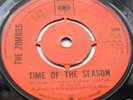 The Zombies – Time Of The Season (UK 45 CBS 1968)