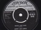 JERRY LEE LEWIS When I Get Paid MONSTER mod dancer HEAR