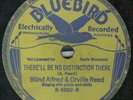 78-PRE-WAR HILLBILLY-BLIND ALFRED & ORVILLE REED-RARE