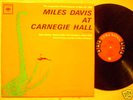 MILES DAVIS AT CARNEGIE HALL CL1812 MONO MINT -