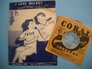 I LOVE MICKEY 45 TERESA BREWER & MICKEY MANTLE + BONUS