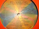 FINGERS, INC-A LOVE OF MY OWN-ALLEVIATED 12'