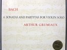 ARTHUR GRUMIAUX BACH 6 SONATAS/PARTITAS FOR VIOLIN 3LP