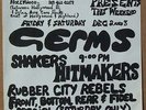 Germs Controllers+ Masque original 1977 concert flyer