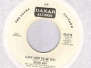 Jean Shy Love Had to be You Dakar Promo XO Soul 45 Hear