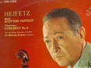HEIFETZ/SARGENT-BRUCH: SCOTTISH/VIEUXTEMPS-#5 - LSC LP