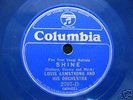 LOUIS ARMSTRONG ORCH BLUE WAX COLUMBIA 2707-D