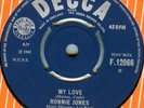 RONNIE JONES*MY LOVE*HAMMOND MOD DANCER*LISTEN*