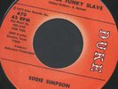 rare Soul Funk 45 EDDIE SIMPSON big black funky slave
