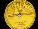 JOHNNY CASH - I WALK THE LINE - '56 SUN CLASSIC 78 RPM