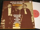 BEETHOVEN VIOLIN PIANO SONATAS - GRUMIAUX HASKIL 4 LP
