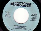 JUSTICE OF THE PEACE Hard Times RARE TEXAS FUNK 45 Hear