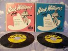 Hank Williams 2 EP set W/Cardboard Sleeves 45 RPM 7