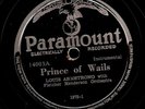 78 RPM JAZZ LOUIS ARMSTRONG PARAMOUNT 14003 / E E+
