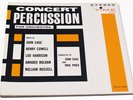 CONCERT PERCUSSION/CAGE/COWELL/EXPERIMENTAL/ELECTRONIC