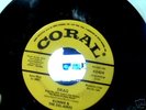 RONNIE & THE DEL-AIRES DRAG  PROMOTIONAL 45 CORAL 62404