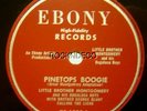 Ebony 78rpm Pinetops Boogie Little Brother Montgomery