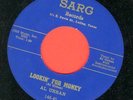 ROCKABILLY 45. AL URBAN.  lookin for money. SARG