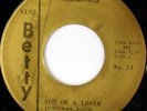rare Soul Funk 45 BILLY MACK son of a lover MISS BETTY