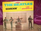 BEATLES SEARCHIN' 45 PICTURE SLEEVE PROMO PINK VINYL