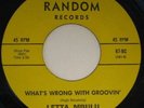 LETTA MBULU What's Wrong With Groovin FUNK 45 private
