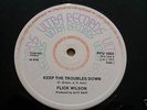 FLICK WILSON - KEEP THE TROUBLES DOWN / ULTRA 12