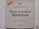 SAPM completely original Richter Bach Matthew Passion