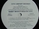 BARRY WHITE For DJ's Only Promo Remix LP 1973 Disco NM