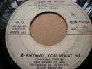 ELVIS PRESLEY Promo EP DJ7 Love Me Tender