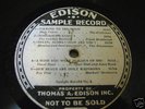 VERY,VERY RARE EDISON 12 INCH LP DIAMOND DISC SAMPLE