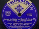 KULENKAMPFF VIOLIN SONATA BEETHOVEN PIANO SCHULTZE 3x78
