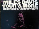 Miles Davis FOUR & MORE stereo SEALED INNER LP