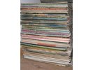 Very large stack of records- approx 900