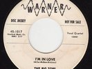 VOCAL GROUP 45 RPM - THE BIG TOPS on WARNER RECORDS
