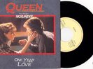 QUEEN One year of love 1986 SPAIN PS 45 RARE EX/EX