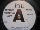 DAVID BOWIE CAN'T HELP THINKING ME PYE PROMO 7N17020