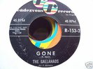 THE GALLAHADS  - GONE  - VINTAGE RR DOOWOP