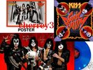 KISS Sonic Boom BLUE Vinyl LP Gatefold + Poster RARE