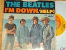 NM BEATLES 45 & PICTURE SLEEVE HELP / I'M DOWN