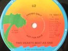 U2 Two Hearts beat as One VERY RARE Canada PROMO 7