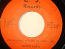 MODERN SOUL BOOGIE 45-MORRIS LEWIS-ONE HUNDRED PERCENT